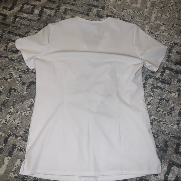 Figs Casma Optic White Scrub Top Size XS - Picture 4 of 4
